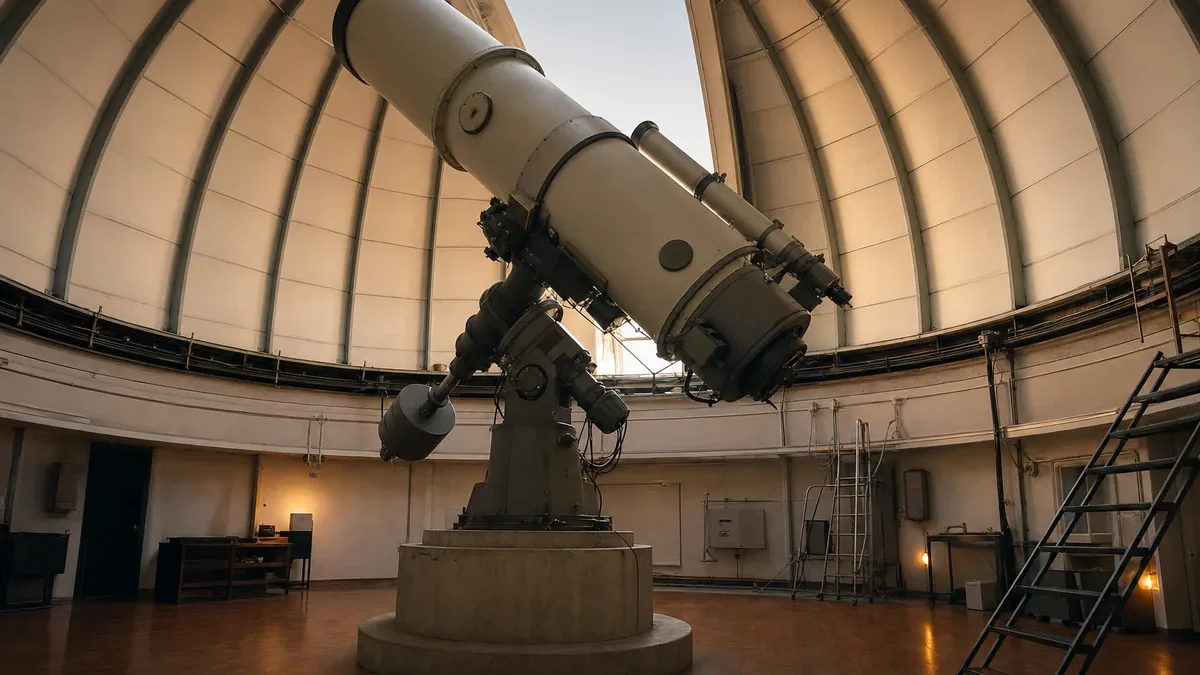 Installare un telescopio fisso in osservatorio