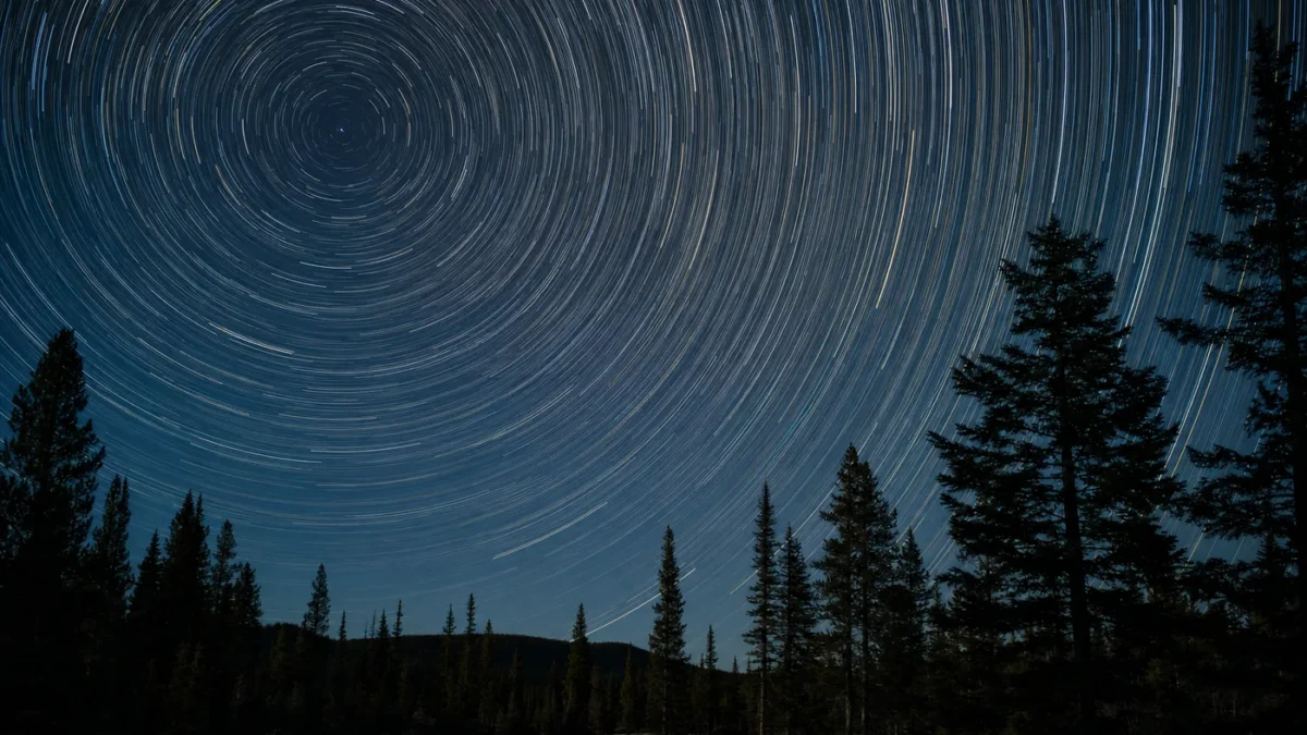 Scie stellari attorno alla Polare