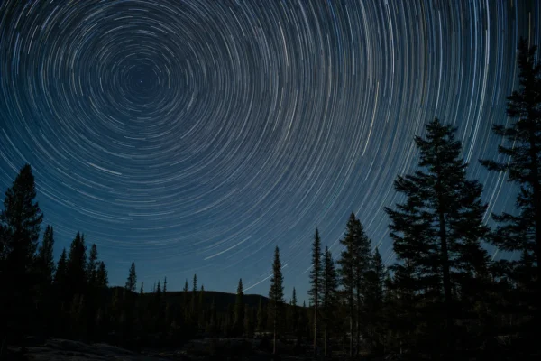 Scie stellari attorno alla Polare